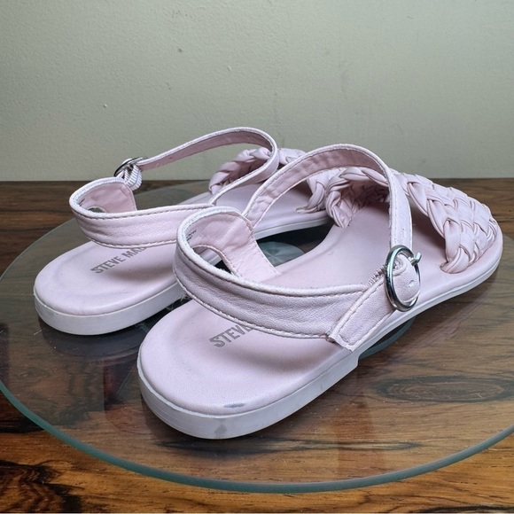 STEVE MADDEN Kids' Karina Braided Sandal In Pink - Picture 6 of 15
